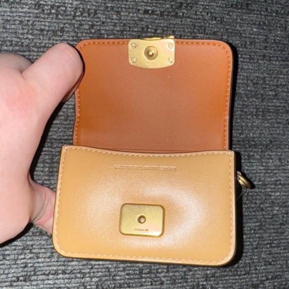 Coach 1941 Bandit Card Case Belt Bag in Brass/Tan Luxe Refined Calf Leather NWT - Picture 3 of 15